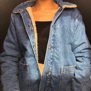Reversible jean jacket!